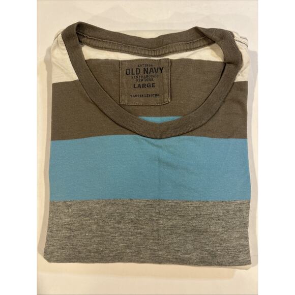 Striped Men’s Old Navy Shirt Size L - Picture 4 of 4